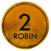 Rotating 2 ROBIN coin GIF